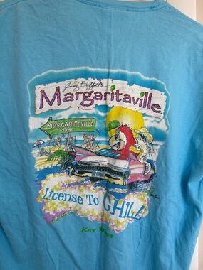 Margaritaville Turquoise 'License To Chill' Parrot Graphic Tee